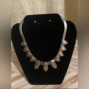 Madewell Herringbone gold & silver plated Necklace.